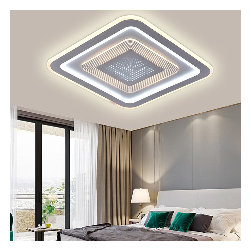 LED Stmívatelné stropní svítidlo LED/105W/230V 3000-6500K + dálkové ovládání