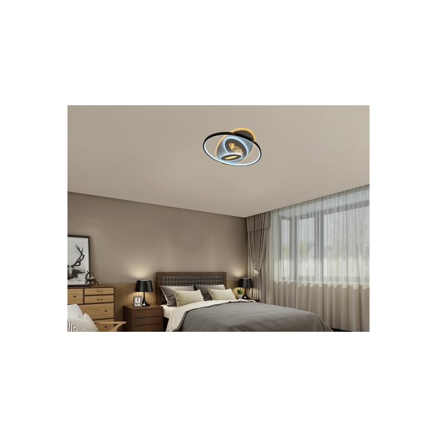 LED Stmívatelné stropní svítidlo LED/105W/230V 3000-6500K + dálkové ovládání