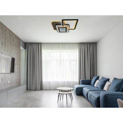 LED Stmívatelné stropní svítidlo LED/105W/230V 3000-6500K + dálkové ovládání