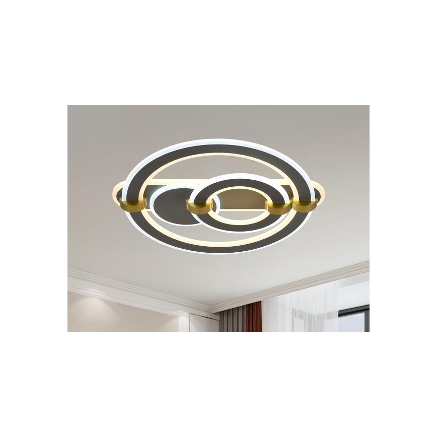 LED Stmívatelné stropní svítidlo LED/120W/230V 3000-6500K + dálkové ovládání