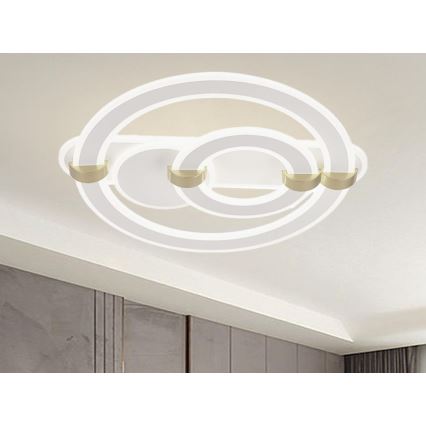 LED Stmívatelné stropní svítidlo LED/120W/230V 3000-6500K + dálkové ovládání