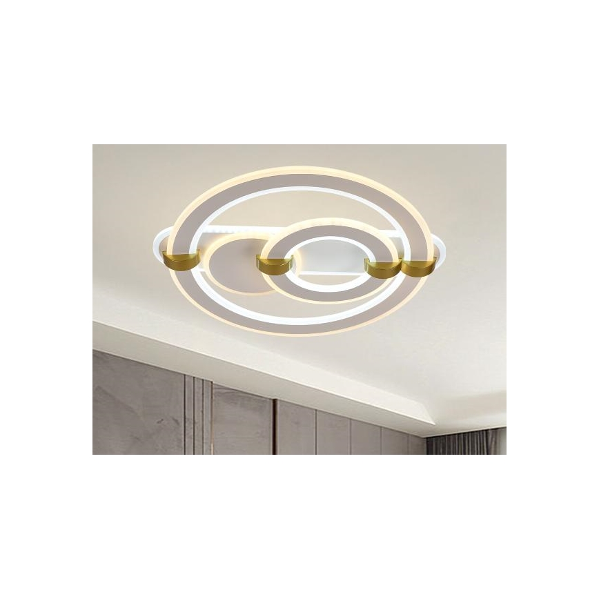 LED Stmívatelné stropní svítidlo LED/120W/230V 3000-6500K + dálkové ovládání