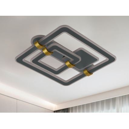 LED Stmívatelné stropní svítidlo LED/140W/230V 3000-6500K + dálkové ovládání