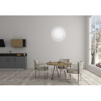 LED Stmívatelné stropní svítidlo LED/24W/230V + dálkové ovládání kulatý 2700K-6500K