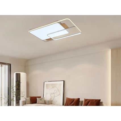LED Stmívatelné stropní svítidlo LED/280W/230V 3000-6500K + dálkové ovládání