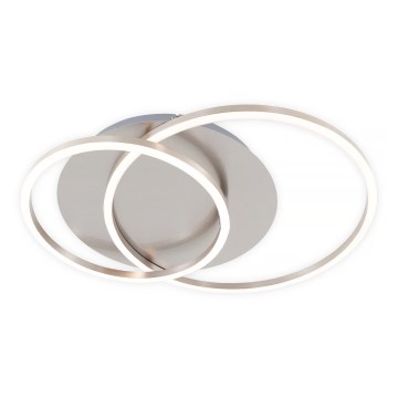 LED Stmívatelné stropní svítidlo LED/28W/230V 3000K matný chrom