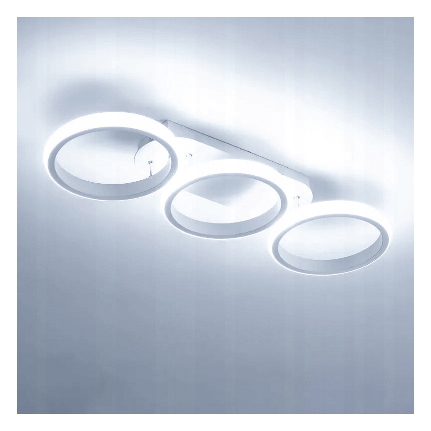 LED Stmívatelné stropní svítidlo LED/30W/230V 3000-6500K bílá Wi-Fi Tuya + dálkové ovládání