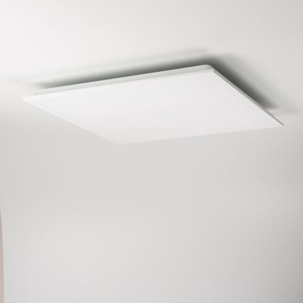 LED Stmívatelné stropní svítidlo LED/35W/230V 2700-6500K 62x62 cm bílá + dálkové ovládání