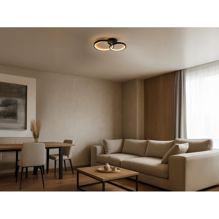 LED Stmívatelné stropní svítidlo LED/35W/230V 3000-6500K + dálkové ovládání