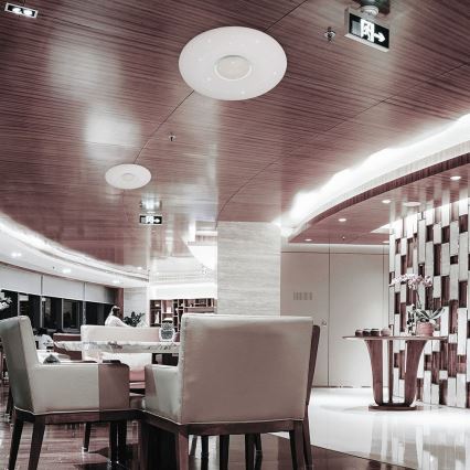 LED Stmívatelné stropní svítidlo LED/40W/230V 3000/4000/6500K pr. 39 cm + dálkové ovládání