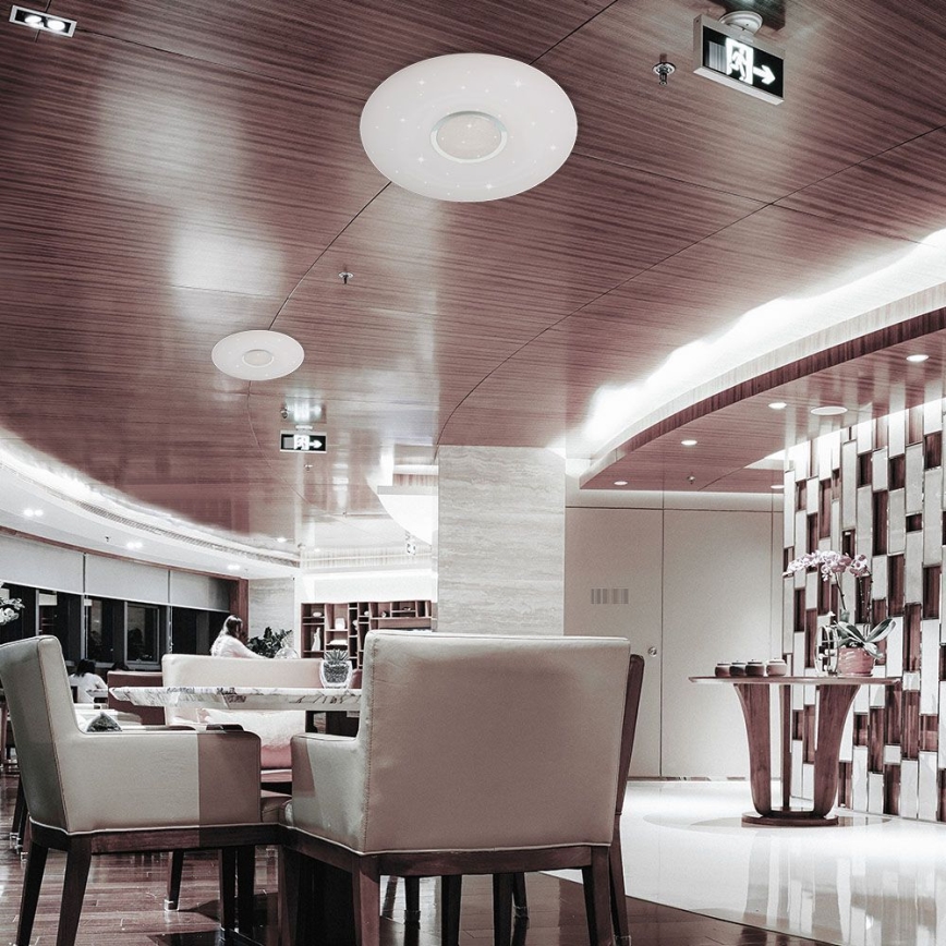 LED Stmívatelné stropní svítidlo LED/40W/230V 3000/4000/6500K pr. 39 cm + dálkové ovládání