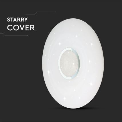 LED Stmívatelné stropní svítidlo LED/40W/230V 3000/4000/6500K pr. 39 cm + dálkové ovládání