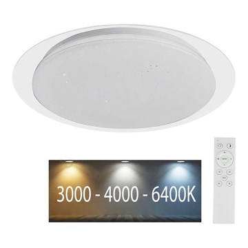 LED Stmívatelné stropní svítidlo LED/40W/230V 3000K/4000K/6500K + dálkové ovládání