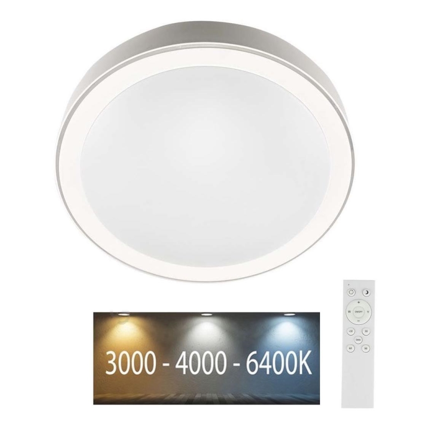 LED Stmívatelné stropní svítidlo LED/40W/230V 3000K/4000K/6500K + dálkové ovládání