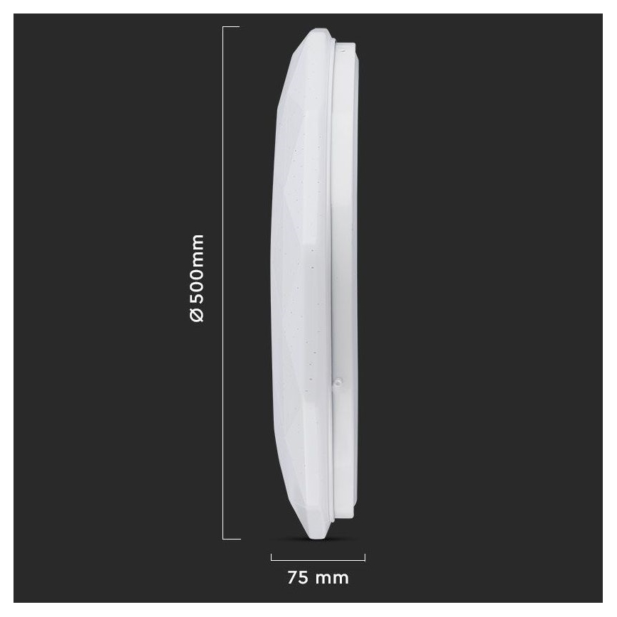 LED Stmívatelné stropní svítidlo LED/40W/230V 3000K/4000K/6500K + dálkové ovládání