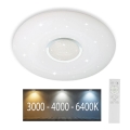 LED Stmívatelné stropní svítidlo LED/40W/230V 3000K/4000K/6500K pr. 49 cm + dálkové ovládání