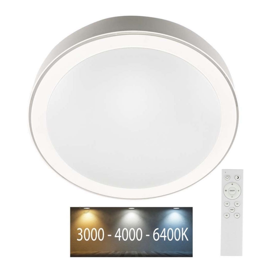 LED Stmívatelné stropní svítidlo LED/40W/230V 3000K/4000K/6500K pr. 51 cm + dálkové ovládání
