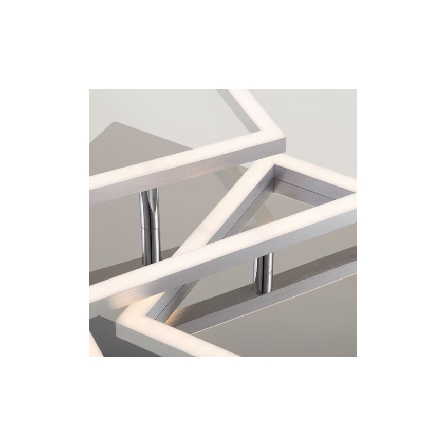 LED Stmívatelné stropní svítidlo LED/42W/230V 3000K matný chrom