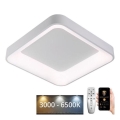 LED Stmívatelné stropní svítidlo LED/45W/230V 3000-6500K bílá + dálkové ovládání