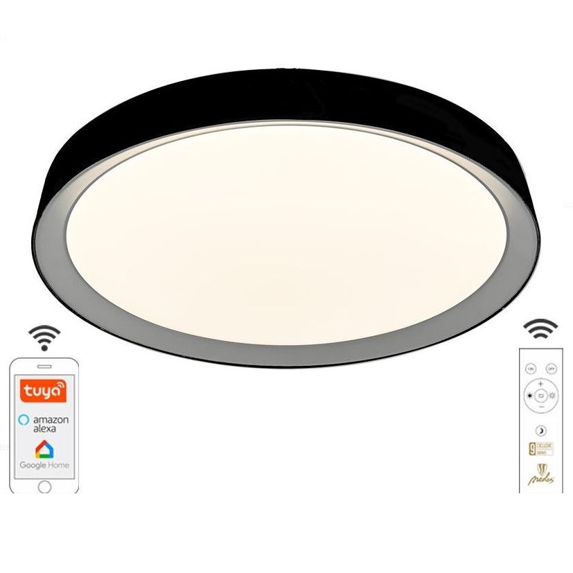 LED Stmívatelné stropní svítidlo LED/48W/230V 2700-6500K Wi-Fi Tuya + dálkové ovládání