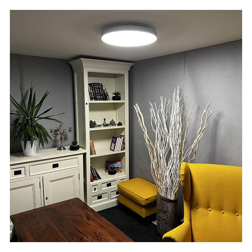 LED Stmívatelné stropní svítidlo LED/48W/230V 2700-6500K Wi-Fi Tuya + dálkové ovládání