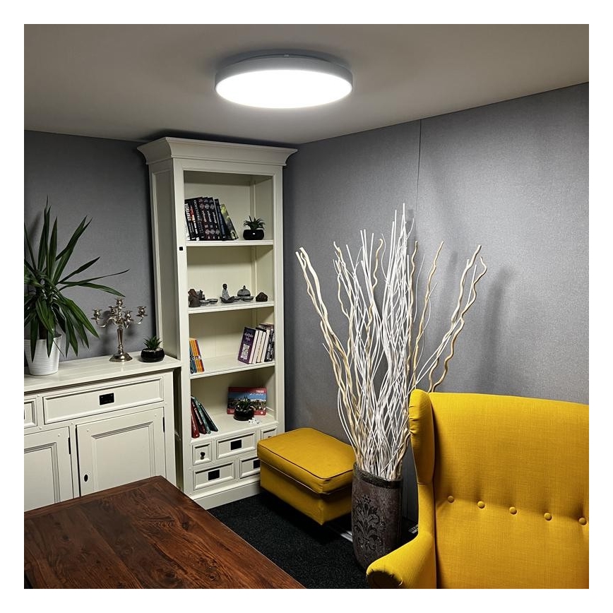 LED Stmívatelné stropní svítidlo LED/48W/230V 2700-6500K Wi-Fi Tuya + dálkové ovládání