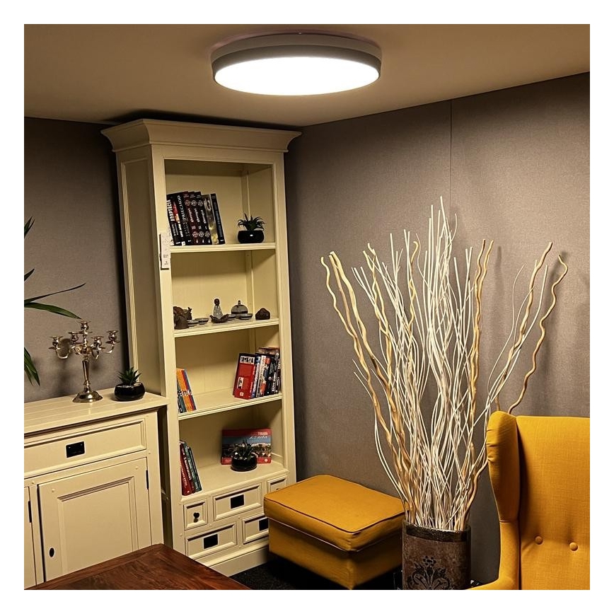 LED Stmívatelné stropní svítidlo LED/48W/230V 2700-6500K Wi-Fi Tuya + dálkové ovládání