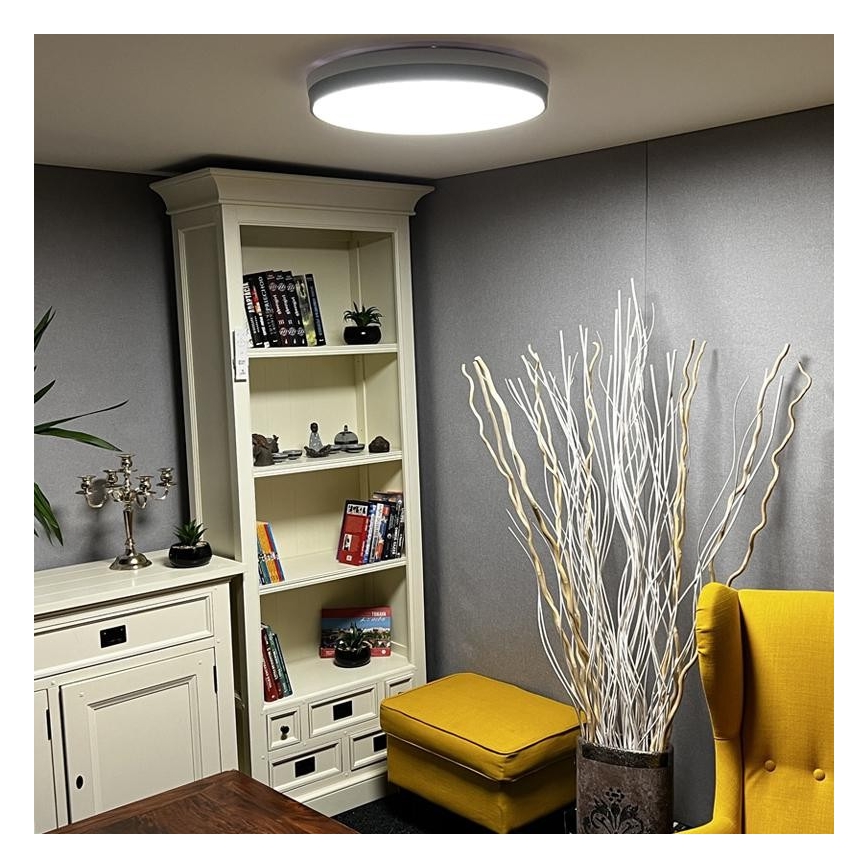 LED Stmívatelné stropní svítidlo LED/48W/230V 2700-6500K Wi-Fi Tuya + dálkové ovládání