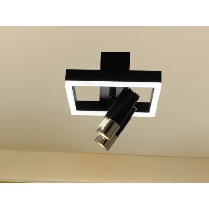 LED Stmívatelné stropní svítidlo LED/50W/230V 3000-6500K černá + dálkové ovládání