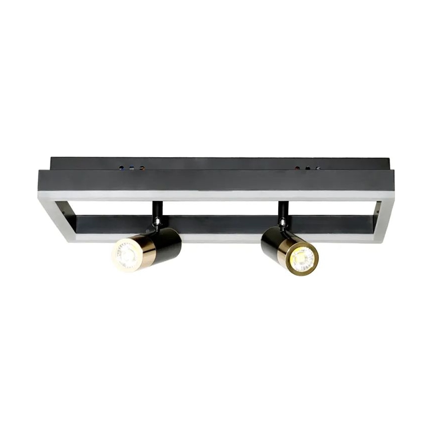 LED Stmívatelné stropní svítidlo LED/50W/230V 3000-6500K černá + dálkové ovládání