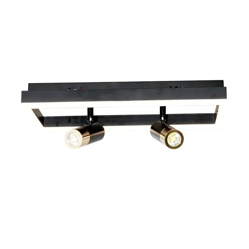 LED Stmívatelné stropní svítidlo LED/50W/230V 3000-6500K černá + dálkové ovládání