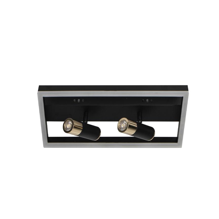 LED Stmívatelné stropní svítidlo LED/50W/230V 3000-6500K černá + dálkové ovládání