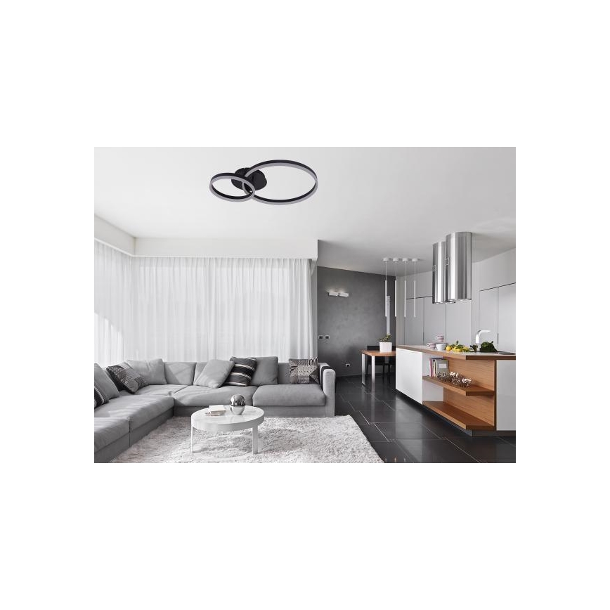 LED Stmívatelné stropní svítidlo LED/55W/230V 3000-6500K + dálkové ovládání