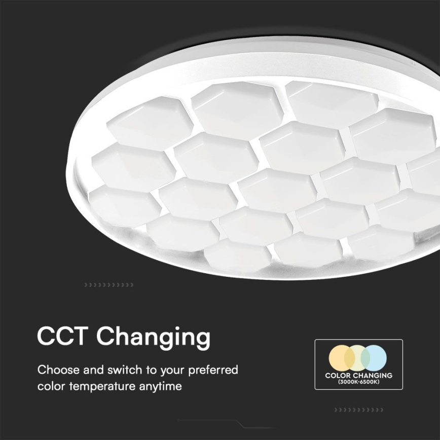 LED Stmívatelné stropní svítidlo LED/60W/230V 3000/4000/6500K + dálkové ovládání