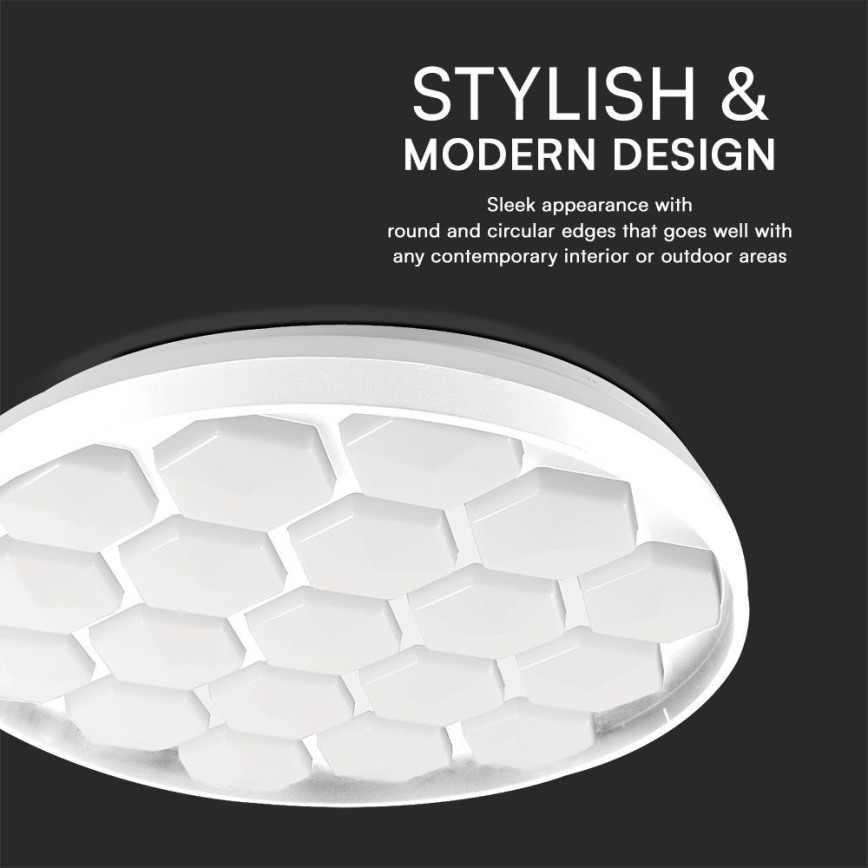 LED Stmívatelné stropní svítidlo LED/60W/230V 3000/4000/6500K + dálkové ovládání