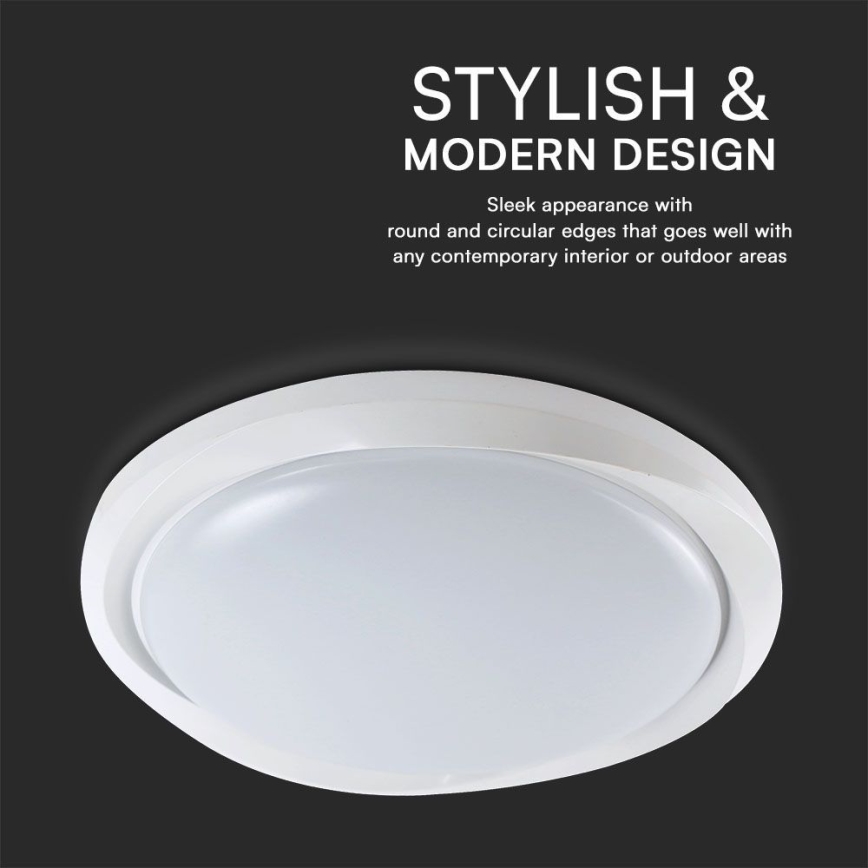 LED Stmívatelné stropní svítidlo LED/60W/230V 3000-6500K 49,2 cm bílá + dálkové ovládání