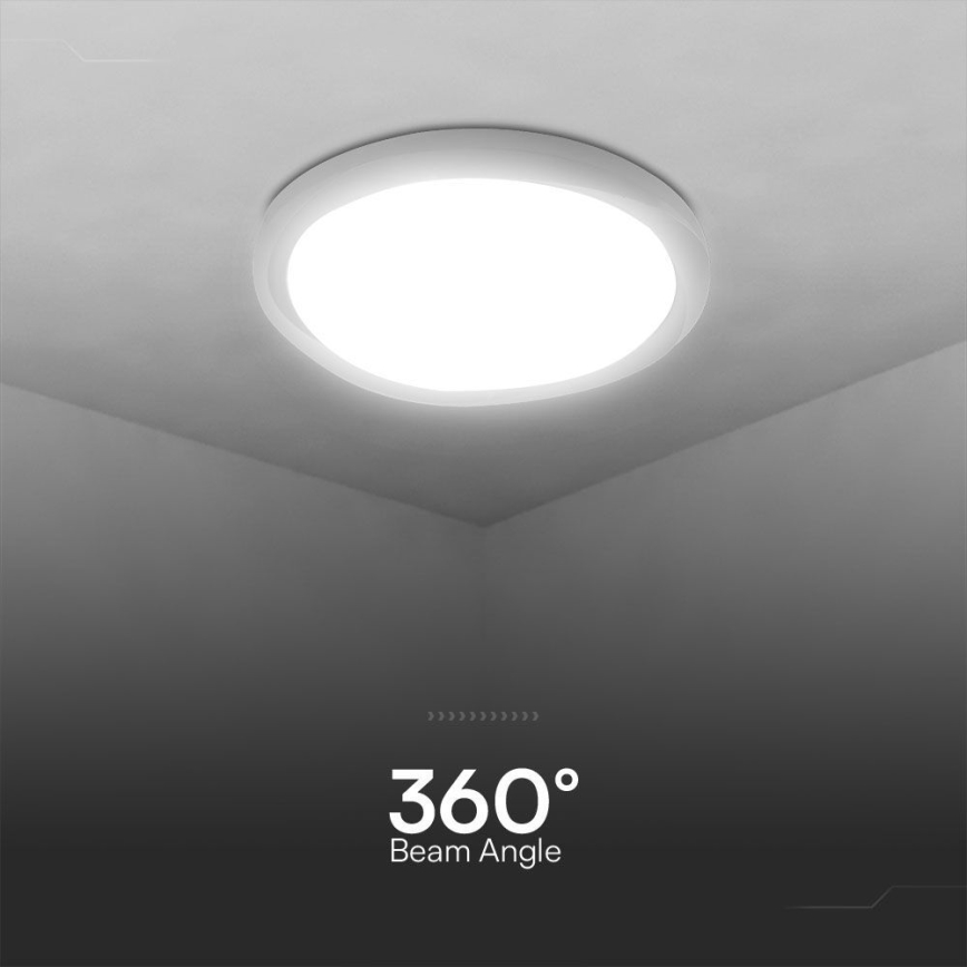 LED Stmívatelné stropní svítidlo LED/60W/230V 3000-6500K 49,2 cm bílá + dálkové ovládání