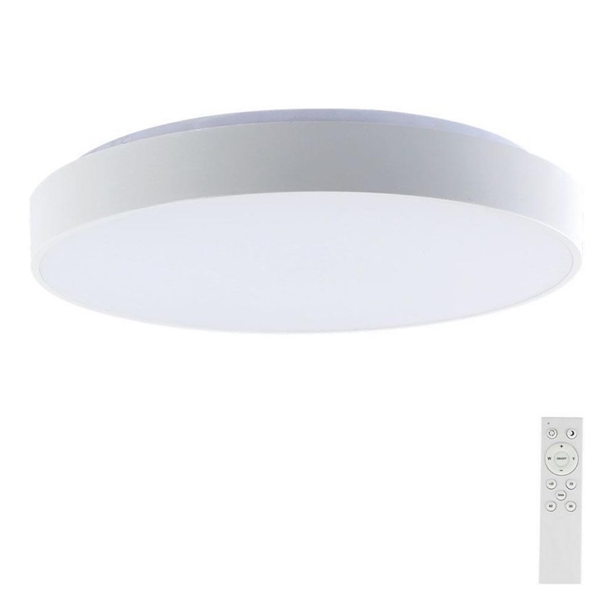 LED Stmívatelné stropní svítidlo LED/60W/230V 3000-6500K 49,5 cm bílá + dálkové ovládání