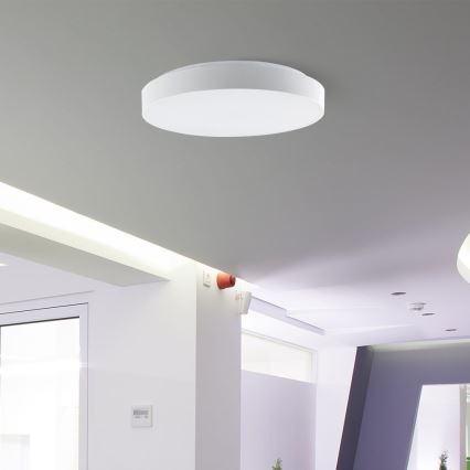 LED Stmívatelné stropní svítidlo LED/60W/230V 3000-6500K 49,5 cm bílá + dálkové ovládání