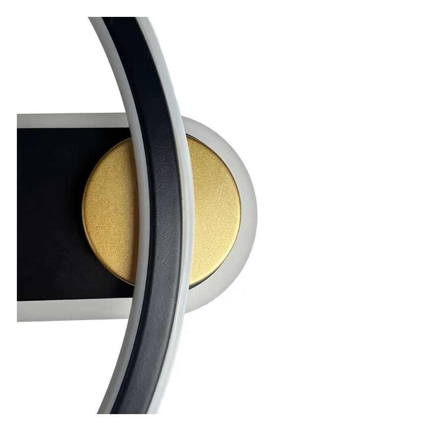 LED Stmívatelné stropní svítidlo LED/60W/230V 3000-6500K černá + dálkové ovládání