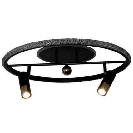 LED Stmívatelné stropní svítidlo LED/60W/230V 3000-6500K černá + dálkové ovládání