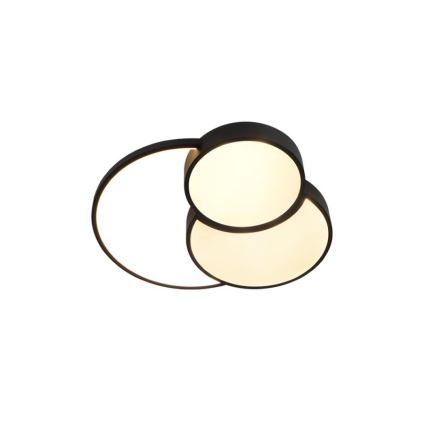 LED Stmívatelné stropní svítidlo LED/60W/230V 3000-6500K černá + dálkové ovládání
