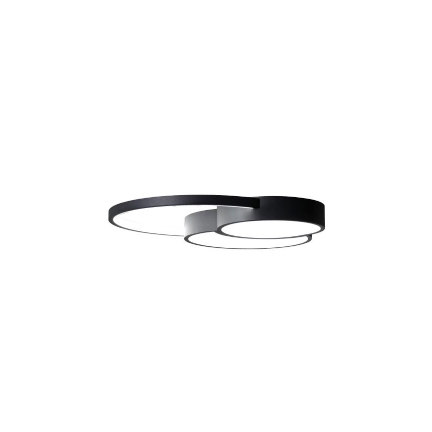 LED Stmívatelné stropní svítidlo LED/60W/230V 3000-6500K černá + dálkové ovládání