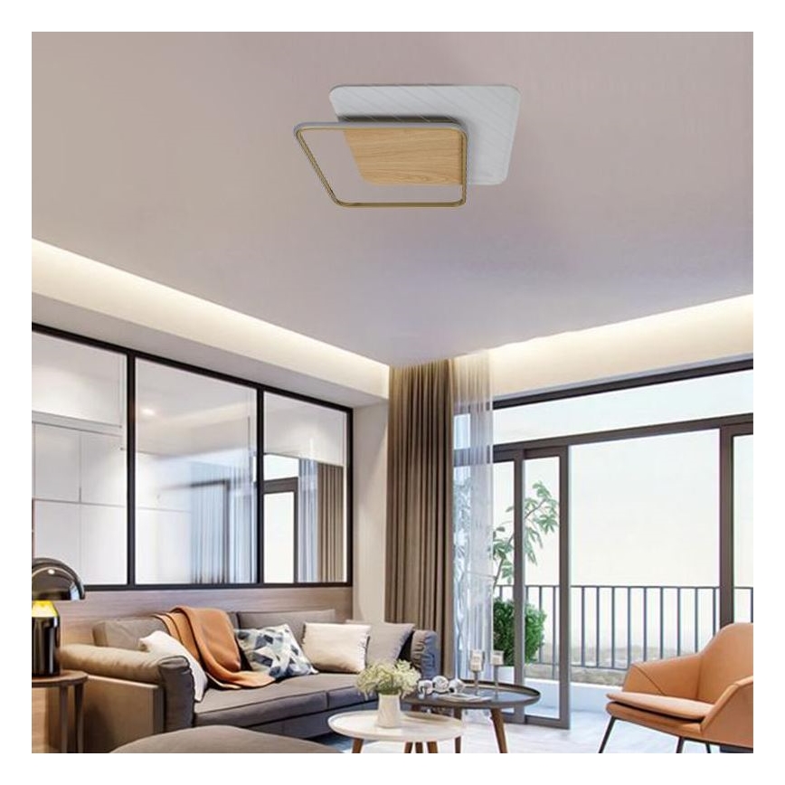 LED Stmívatelné stropní svítidlo LED/60W/230V 3000-6500K + dálkové ovládání