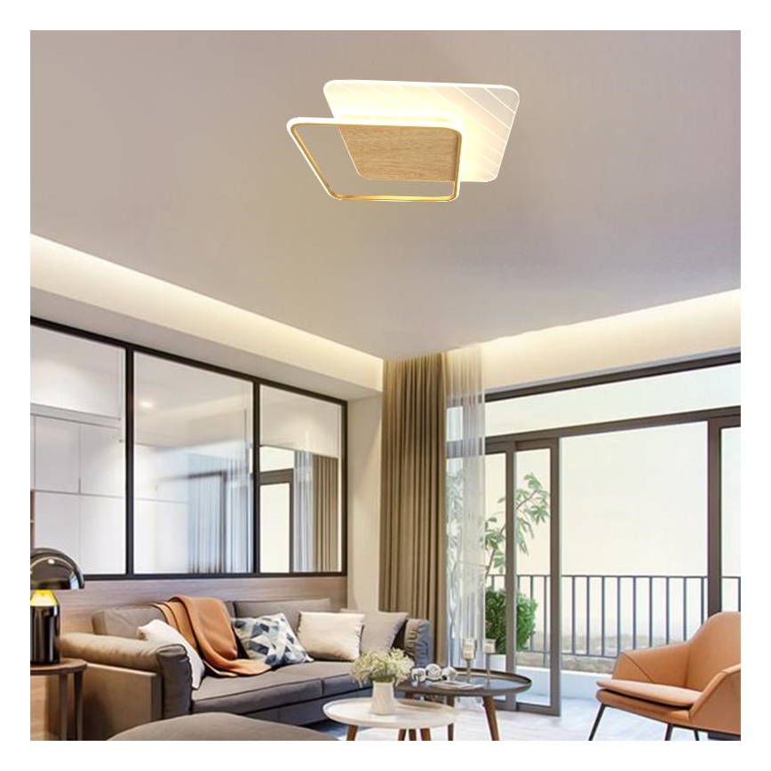LED Stmívatelné stropní svítidlo LED/60W/230V 3000-6500K + dálkové ovládání