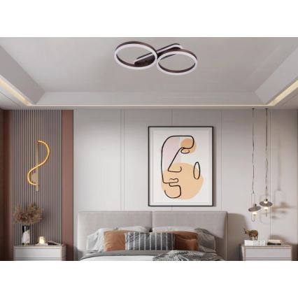 LED Stmívatelné stropní svítidlo LED/60W/230V 3000-6500K + dálkové ovládání