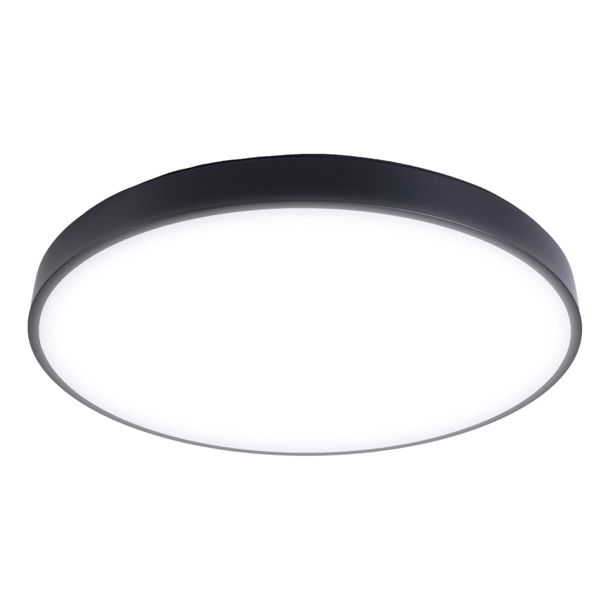 LED Stmívatelné stropní svítidlo LED/60W/230V 3000-6500K pr. 60 cm černá + dálkové ovládání