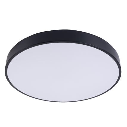 LED Stmívatelné stropní svítidlo LED/60W/230V 3000-6500K pr. 60 cm černá + dálkové ovládání
