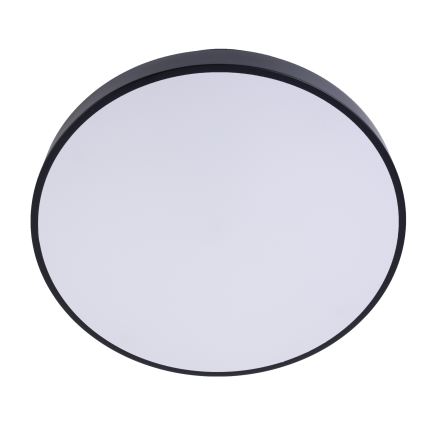 LED Stmívatelné stropní svítidlo LED/60W/230V 3000-6500K pr. 60 cm černá + dálkové ovládání