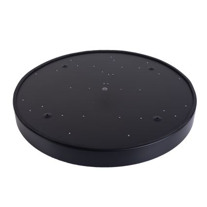 LED Stmívatelné stropní svítidlo LED/60W/230V 3000-6500K pr. 60 cm černá + dálkové ovládání